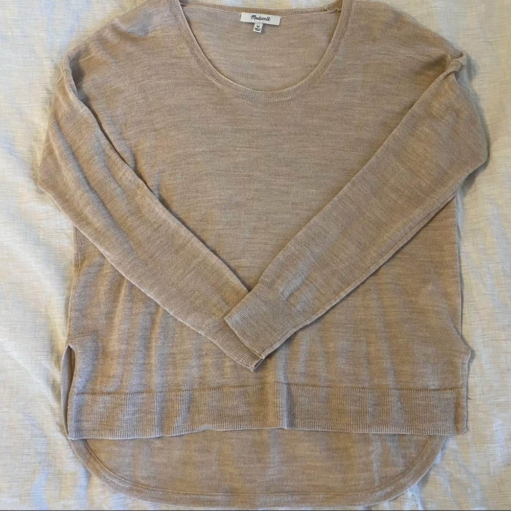 Madewell womens cream sweater